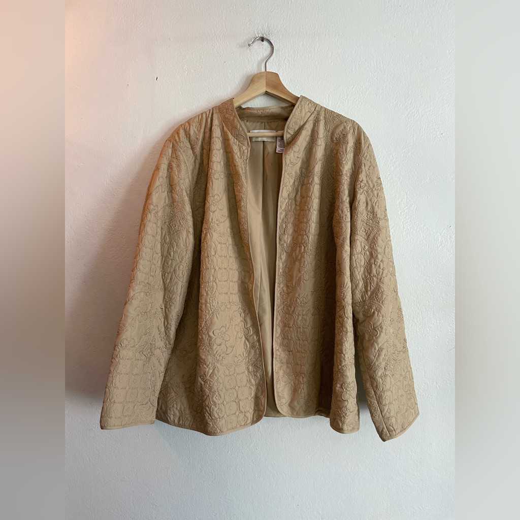 Alfred Dunner Quilted Lightweight Coat